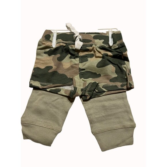 Gerber Baby Boys Camping Fun 4-Piece Bodysuit Tee Shorts & Pant Set Newborn Cott - Picture 7 of 11